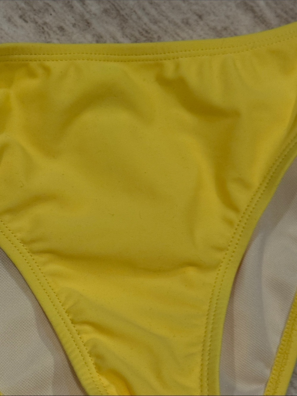 Bikini girls size 9 Bright Yellow Triangle Bikini Set - Picture 8 of 11